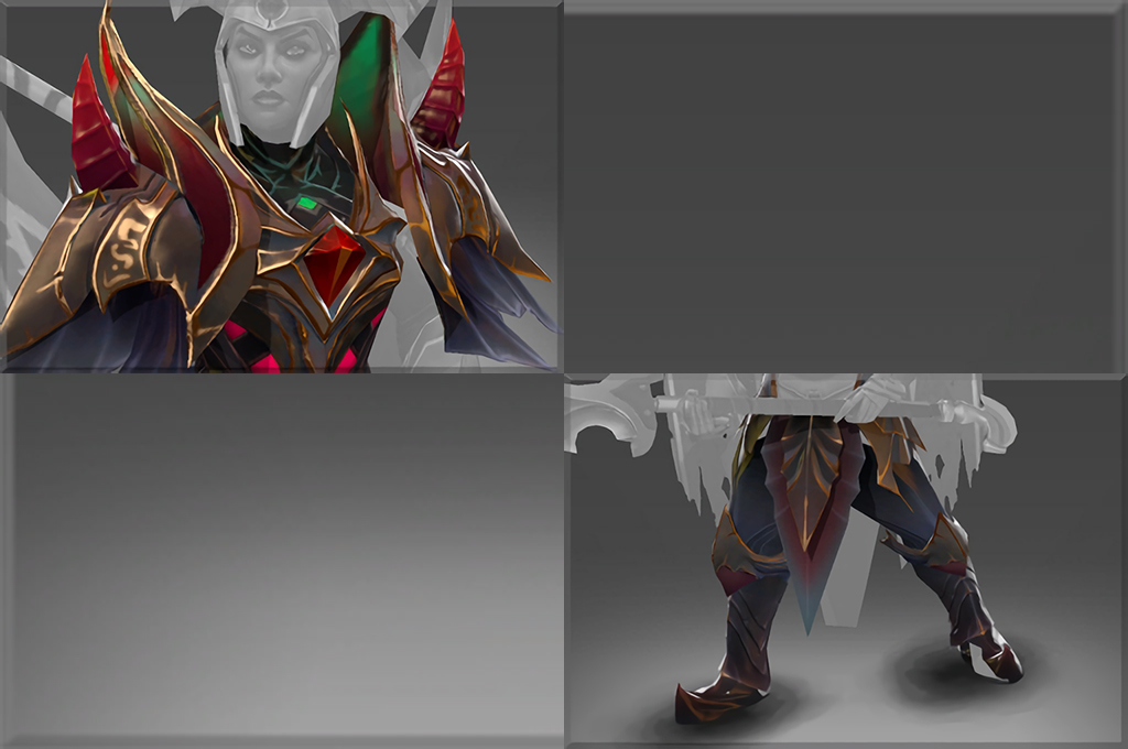 Скачать скин Bloodscion Commander Shoulder мод для Dota 2 на Legion Commander - DOTA 2 ГЕРОИ